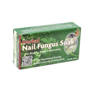 Herbal Nail Fungus Soak for toenail fungus, athlete’s foot and cracked heels.