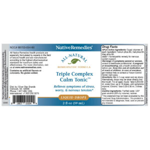 Triple Complex Calm Tonic