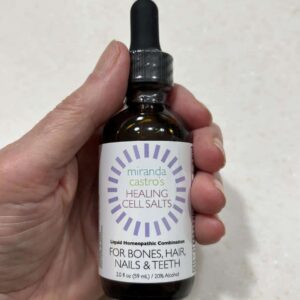 Liquid Cell Salts for Bones/Hair/Nails/Teeth