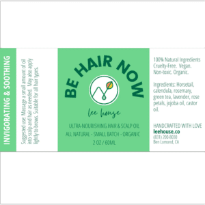 Be Hair Now Nourishing Oil